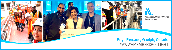AWWA Member Spotlight, Priya Persaud, Guelph, Ontario