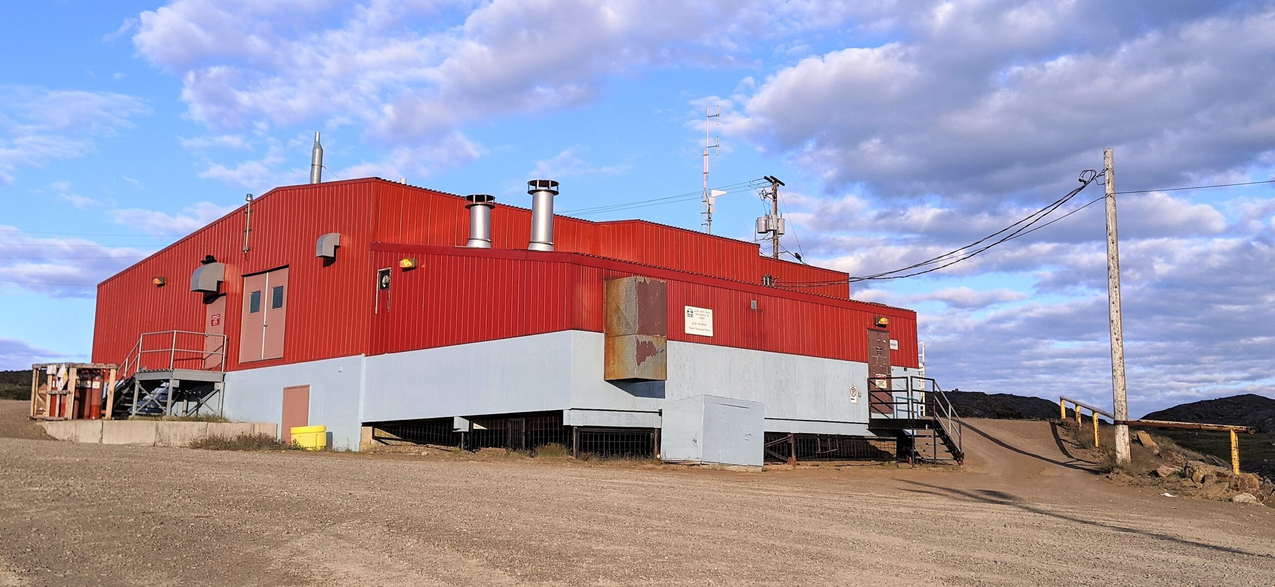 Iqaluit water treatment plant in remote Canada