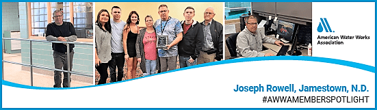 Joseph Rowell, AWWA Member Spotlight, Jamestown, N.D.