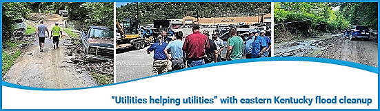 Utilities helping utilities with eastern Kentucky flood cleanup